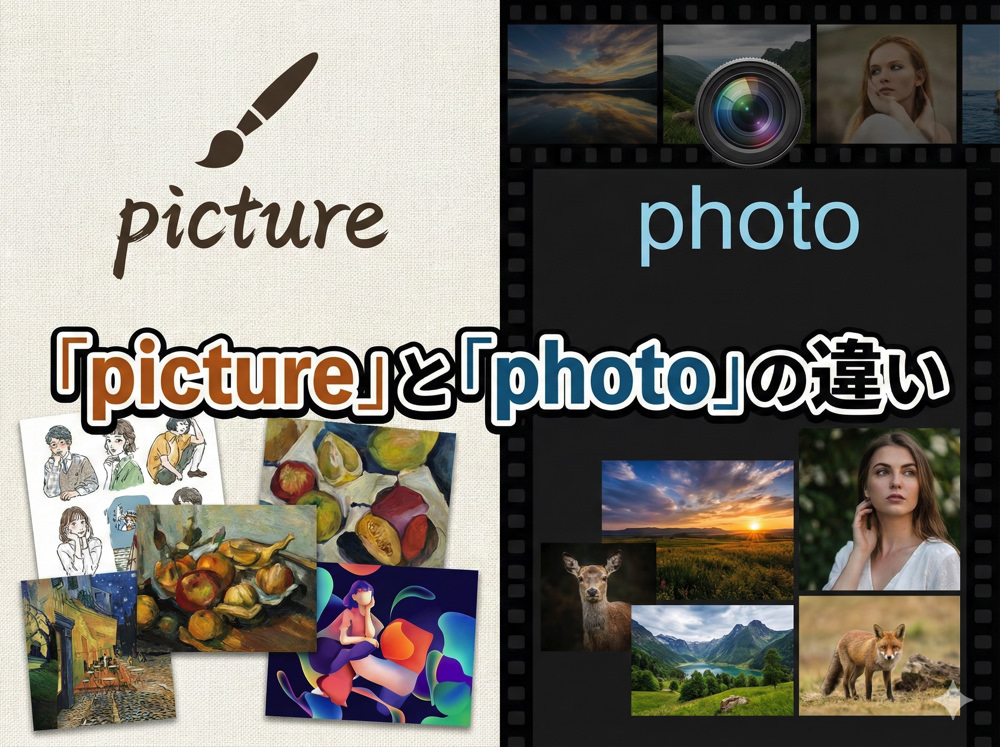 photo｜ もう迷わない！「picture」と「photo」の違いをスッキリ解説
