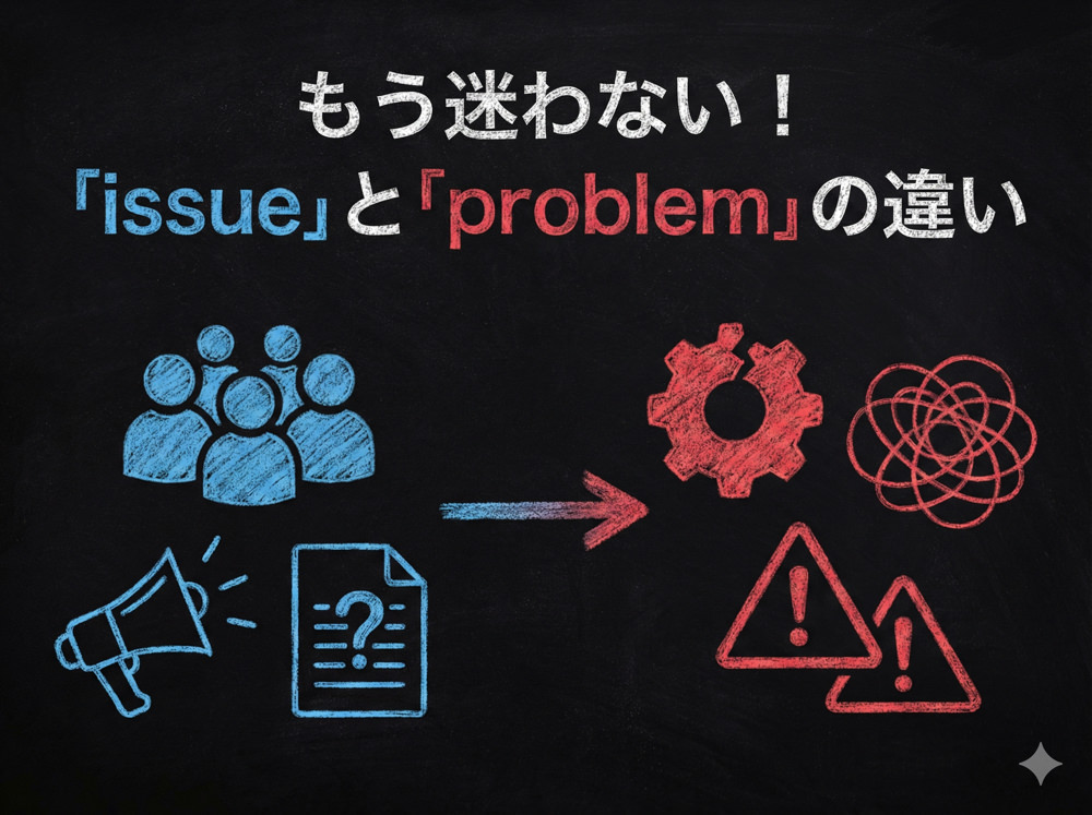 qq top3｜ もう迷わない！「issue」と「problem」の違いをスッキリ解説
