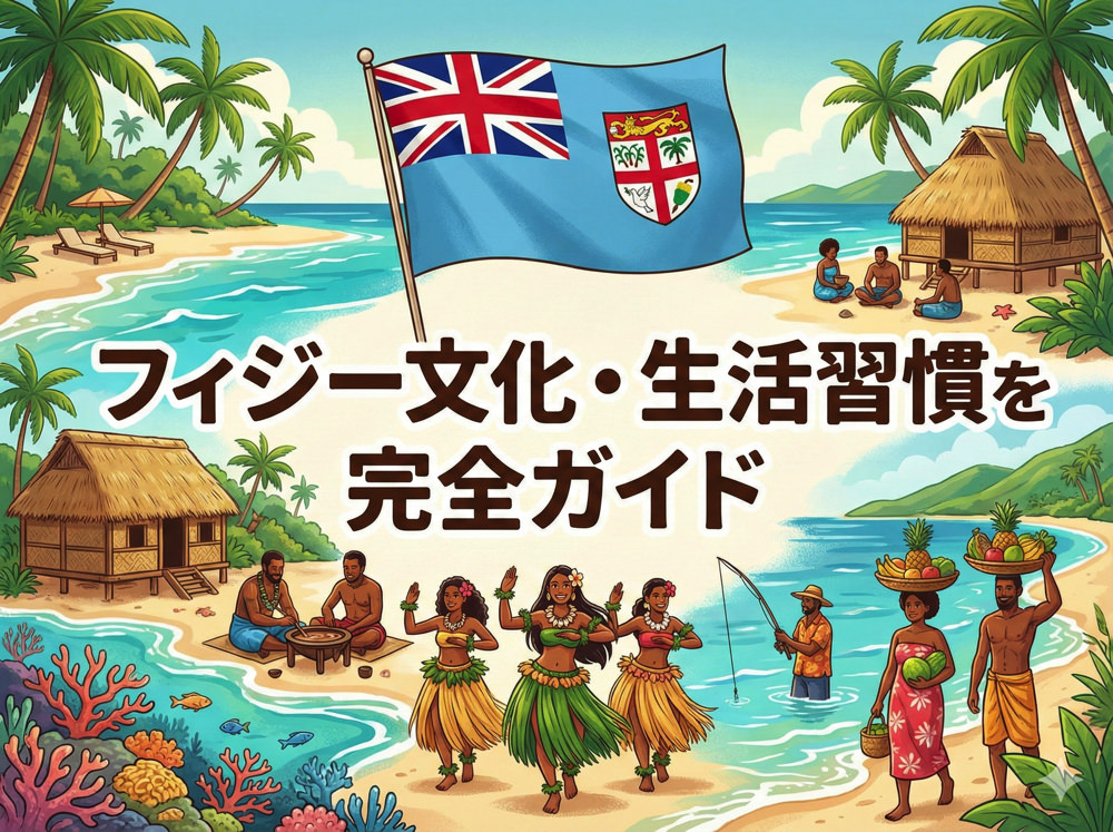 Fiji｜ フィジー文化・生活習慣を完全ガイド｜人柄・価値観・伝統儀式・旅行前に知るべき基礎知識