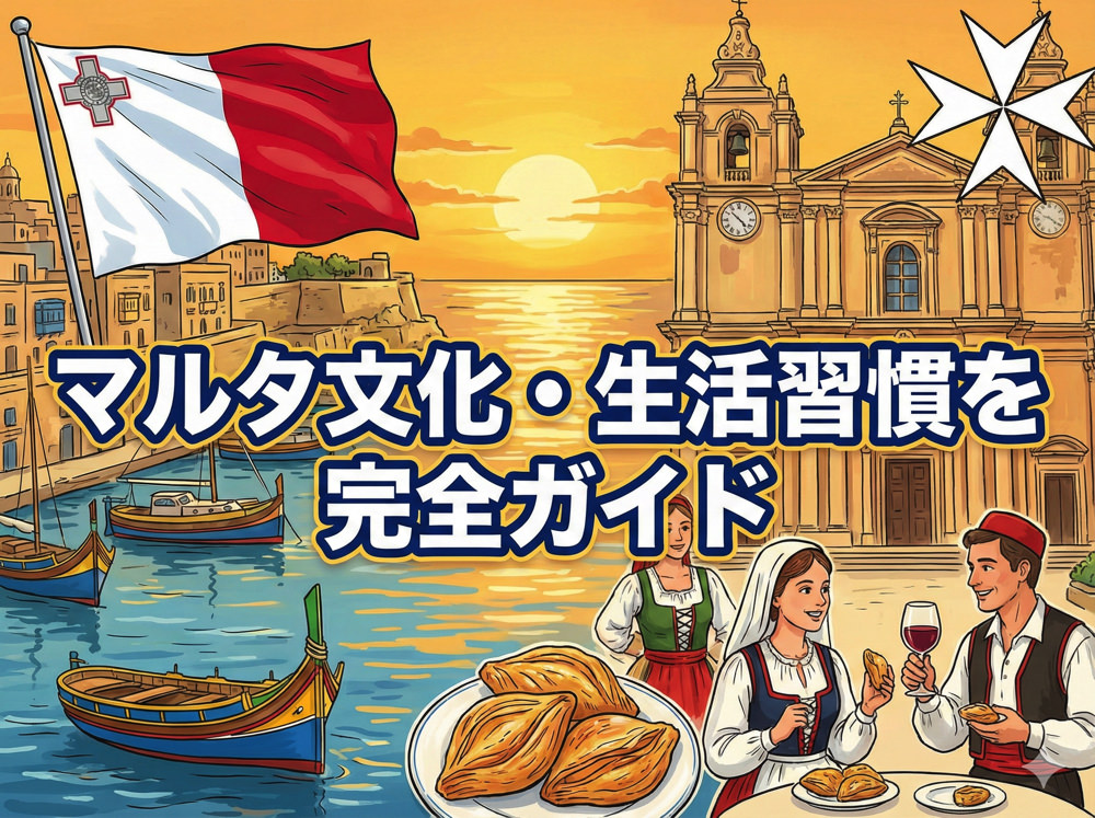 Malta｜ マルタ文化・生活習慣を完全ガイド｜日本との違いと留学前に知っておきたい基礎知識