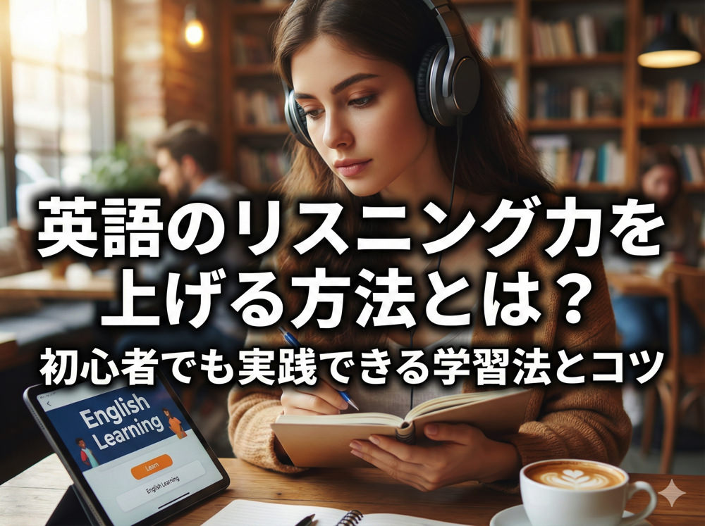 listening| 英語のリスニング力を上げる方法とは?初心者でも実践できる学習法とコツ