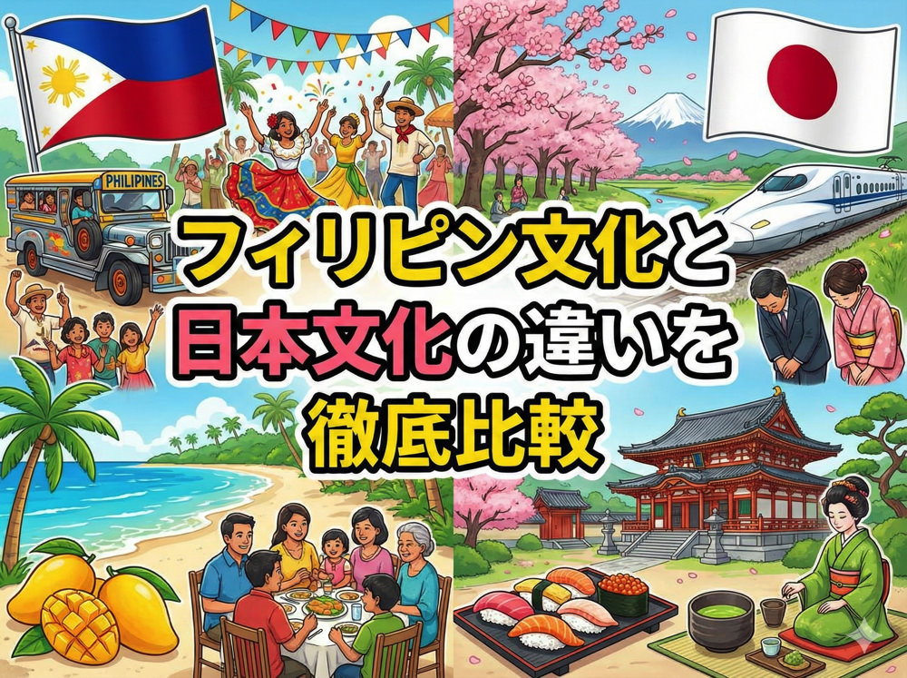 qq top 12 24 1｜ フィリピン文化と日本文化の違いを徹底比較｜国民性・生活習慣・価値観のギャップを完全ガイド