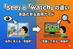 qq top 12 6 4｜ 「see」 と 「watch」 の違いをすっきり理解！英語の見る表現ガイド