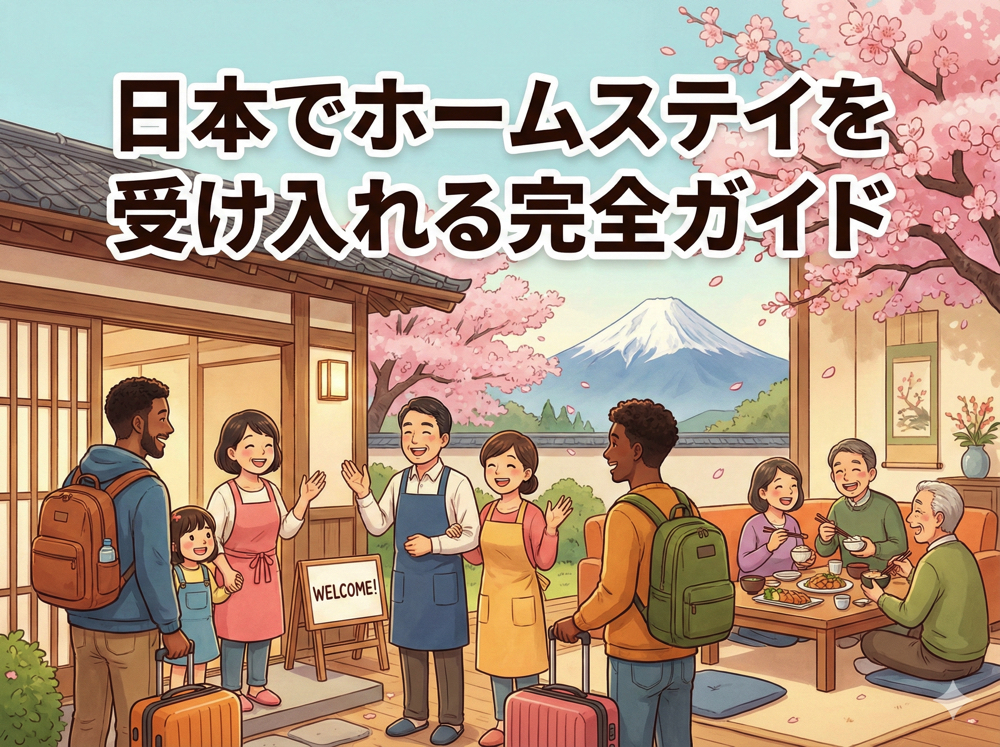 homestay｜ 日本でホームステイを受け入れる完全ガイド：メリット・デメリットから謝礼相場、おすすめ団体