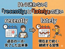 recently｜ 【もう迷わない】「recently」と「lately」の違い｜社会人・大学生のための使い分けガイド