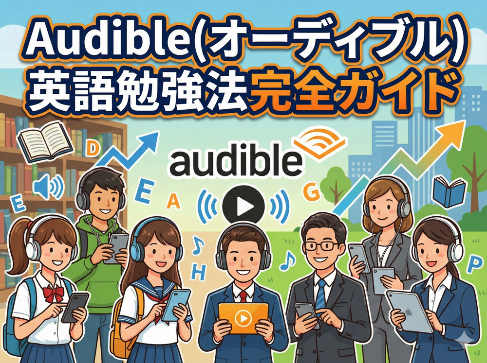 Audible｜ Audible（オーディブル）英語勉強法完全ガイド！初心者向けおすすめ洋書と挫折しない活用術