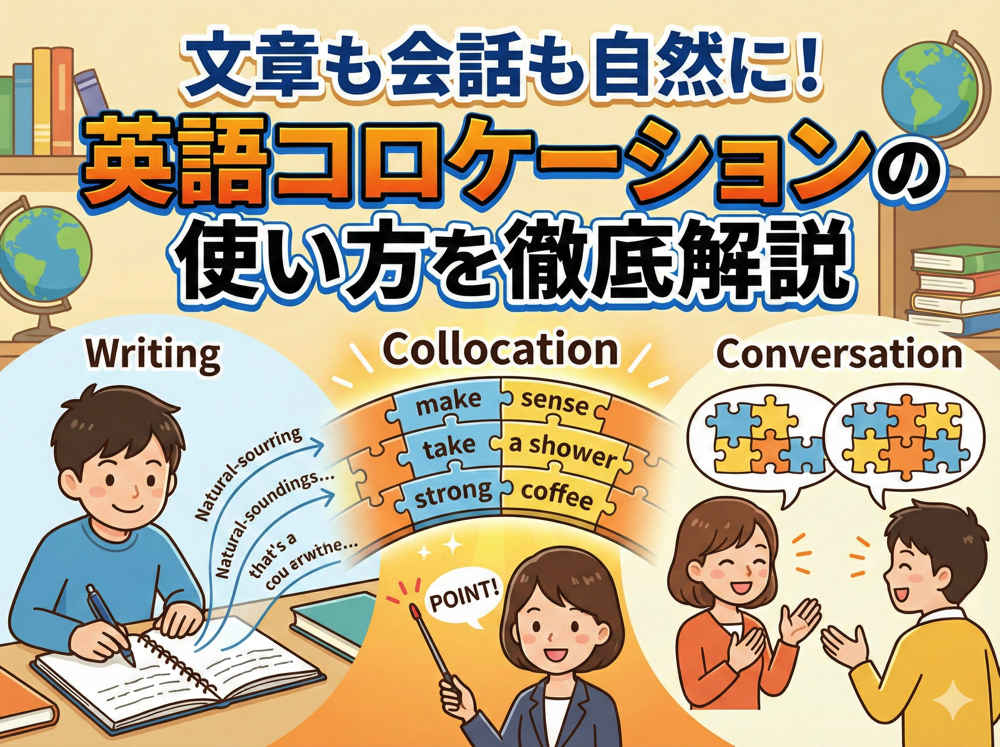 Collocation｜ 文章も会話も自然に！英語コロケーションの使い方を徹底解説