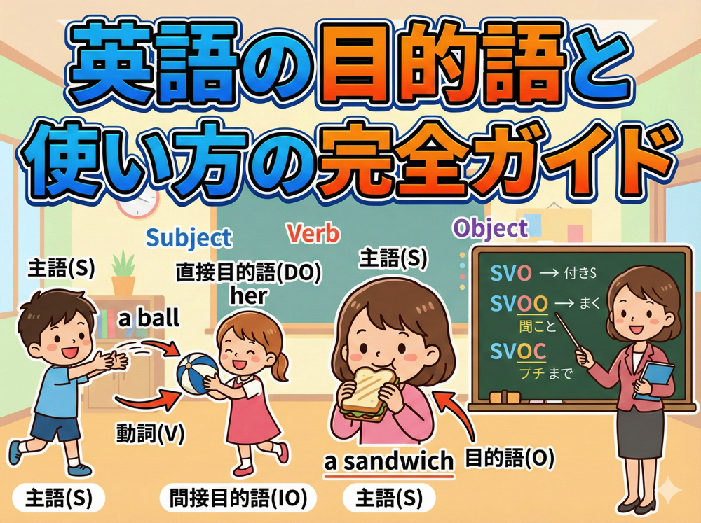 object| これで理解!英語の目的語と使い方の完全ガイド