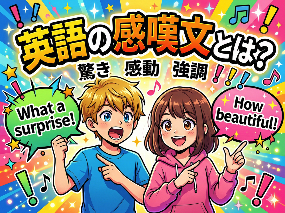 What a｜ 英語の感嘆文とは？基礎から使い方まで例文付きでわかりやすく解説