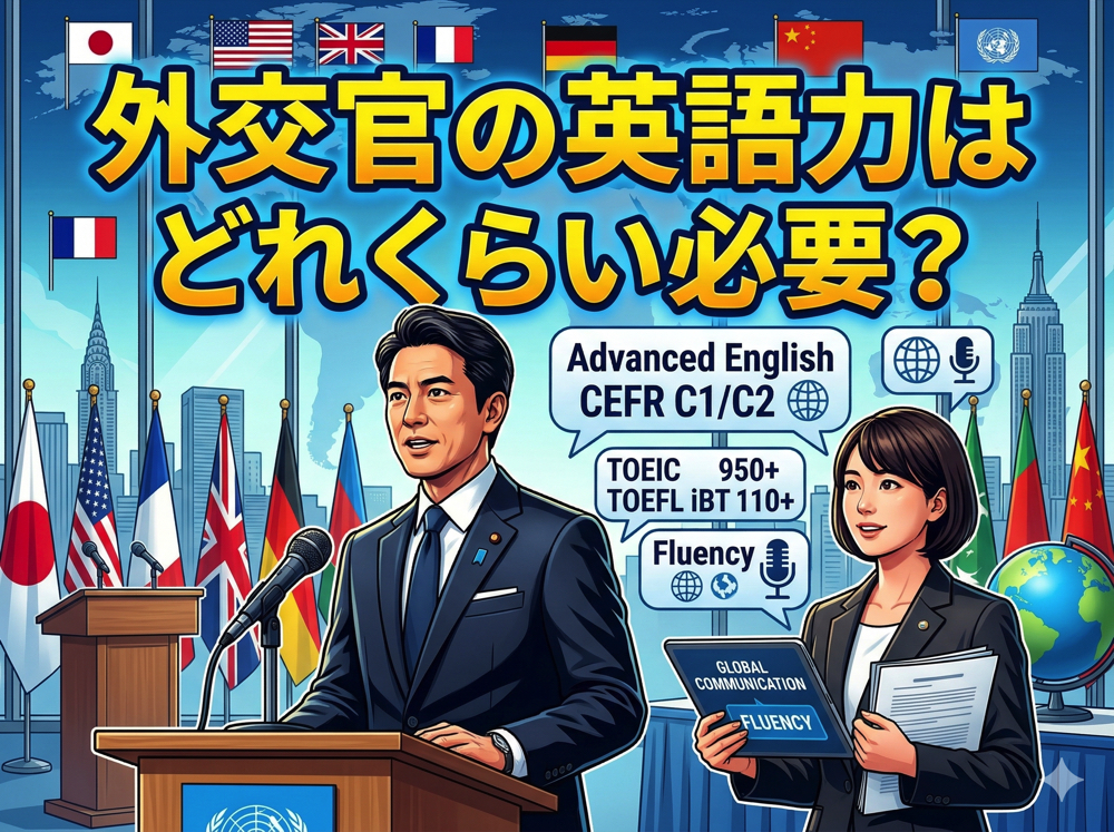 gaikokan｜ 外交官の英語力はどれくらい必要？役職ごとのレベル・資格・なり方を徹底解説