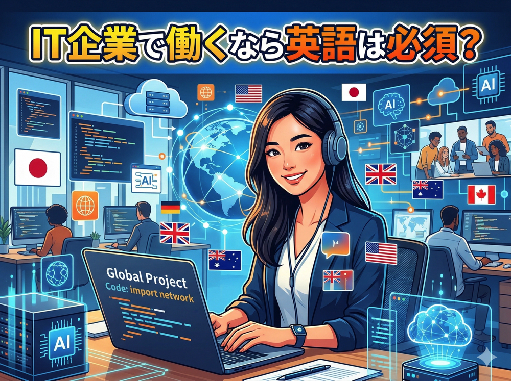 it| IT企業で働くなら英語は必須?求められるレベル、年収への影響、効率的な勉強法を解説