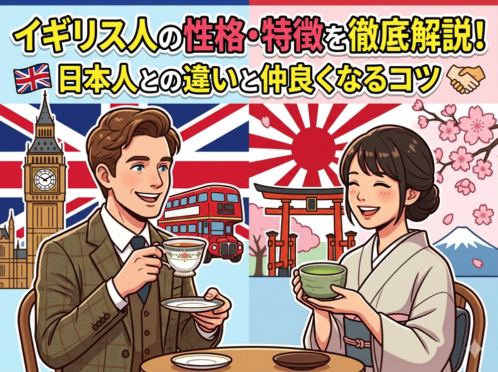 England｜ イギリス人の性格・特徴を徹底解説！日本人との違いと仲良くなるコツ