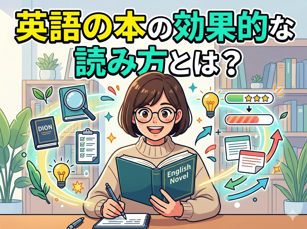 book｜ 英語の本の効果的な読み方とは？初心者からでも続くリーディング学習法