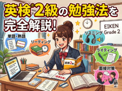 eiken｜ 英検®2級の勉強法を完全解説！合格スケジュール・技能別対策・おすすめ参考書まで