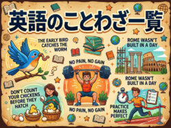 proverbs｜ 英語のことわざ一覧｜英会話で使えるフレーズ＆意味をわかりやすく解説