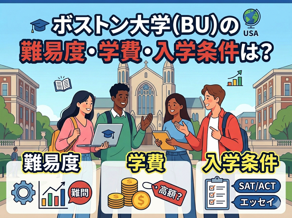 BU| ボストン大学(BU)の難易度・学費・入学条件は?留学方法を徹底解説