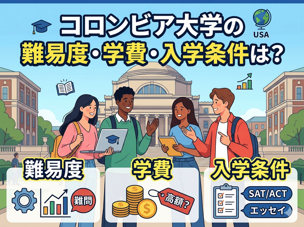 Columbia University| コロンビア大学の難易度・学費・入学条件は?留学に必要なTOEFLスコアと出願の流れを解説