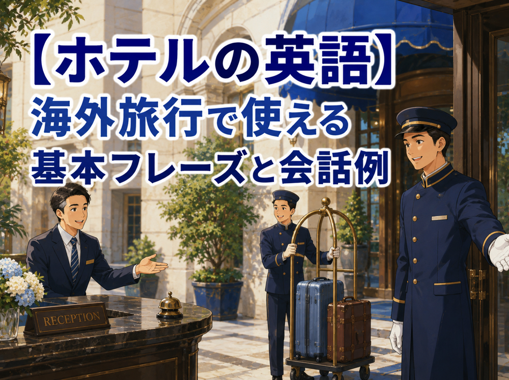 Hotel| 【ホテルの英語】海外旅行で使える基本フレーズと会話例