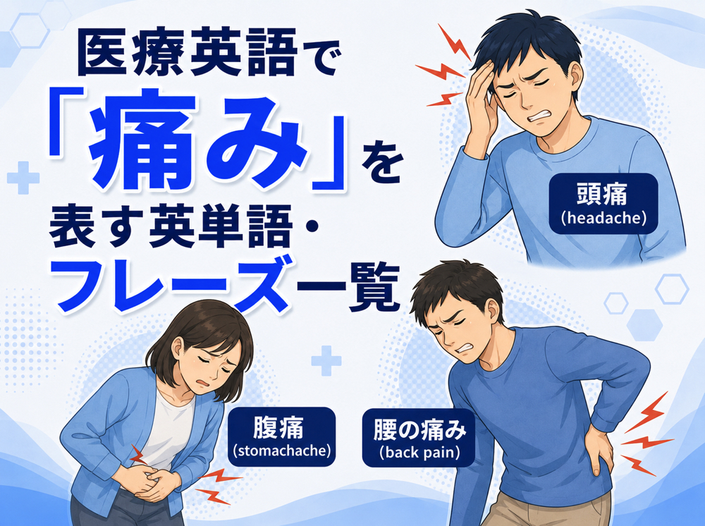 iryo itami| 医療英語で「痛み」を表す英単語・フレーズ一覧|病院・医療現場で役立つ表現を紹介