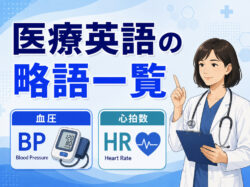 iryo ryaku｜ 医療英語の略語一覧｜病院・医療現場で使われる基本略語を紹介