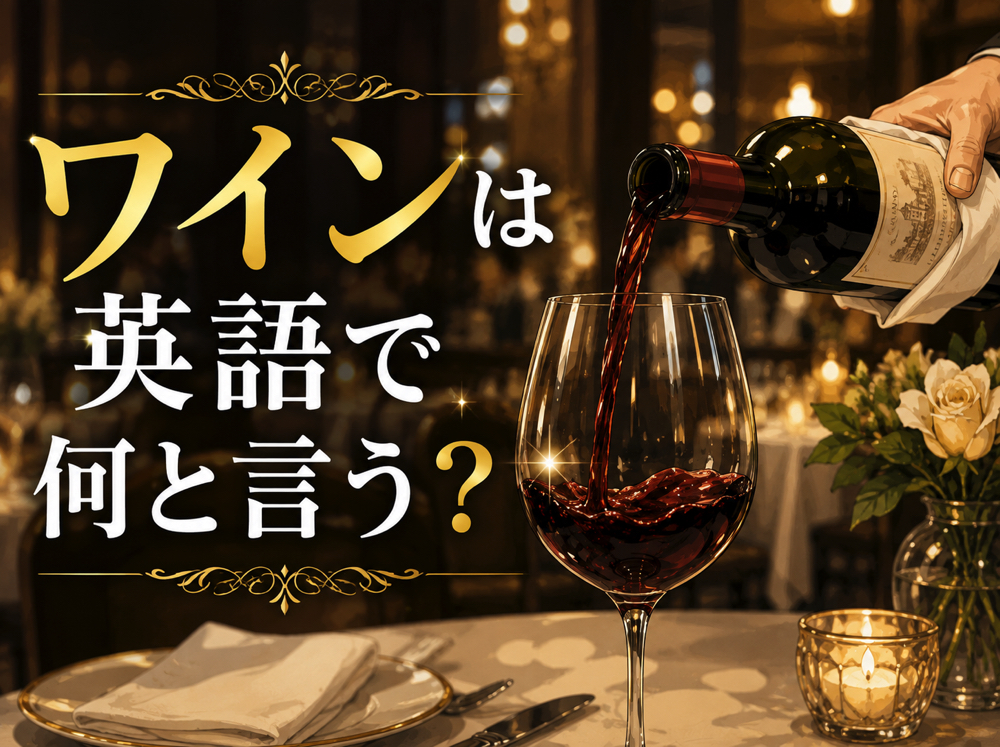 wine| ワインは英語で何と言う?注文や会話で使える英語表現・例文を解説