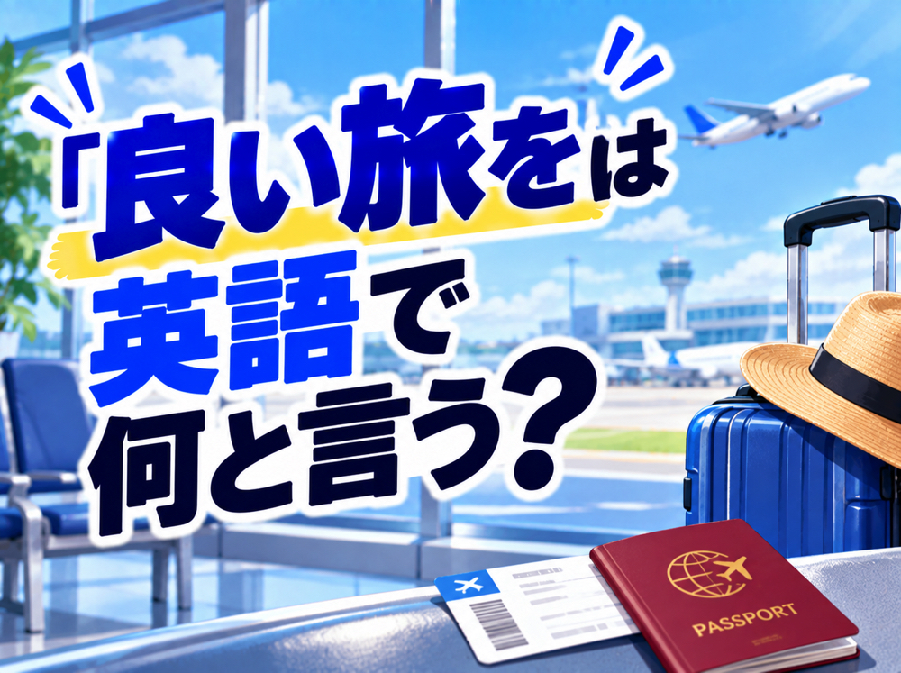 Have a good trip｜ 「良い旅を」は英語で何と言う？「Have a safe trip」などの表現を例文で紹介