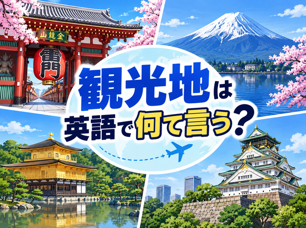tourist attraction｜ 観光地は英語で何て言う？海外旅行で使える観光地の表現や例文を紹介